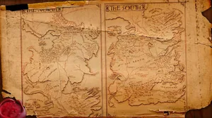 Game Of Thrones Map North And South Wallpaper