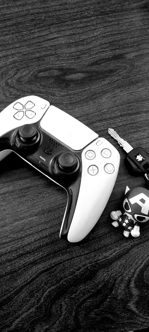 Game Peripheral And Captain America Keychain Wallpaper