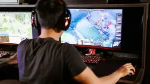 Gamer Engagedin Strategy Game Session Wallpaper