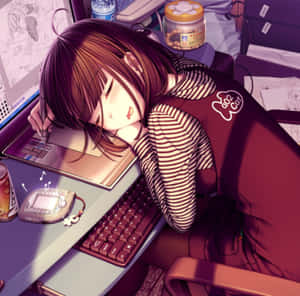 Gamer Girl Anime Pfp Wallpaper