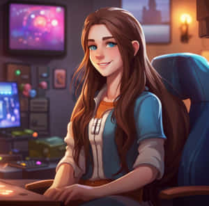 Gamer Girl Avatar Wallpaper