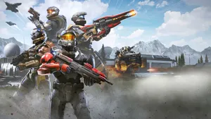 Gamer's Paradise: High Fps Gaming Setup Wallpaper