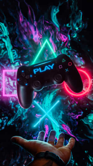 Gamer's Remote Controller Wallpaper