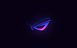 Gaming Brand Logo Neon Glow Wallpaper