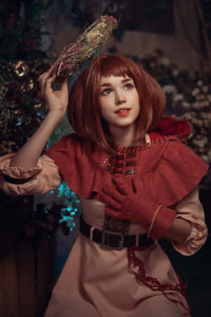 Gaming Cosplay Characters In Action Wallpaper