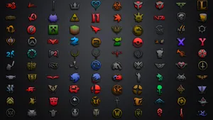 Gaming Logos Collage Wallpaper