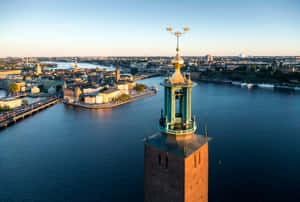 Gamla Stan Bell Tower Wallpaper