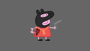 Gangster Peppa Pig Character Wallpaper