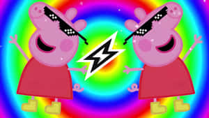 Gangster Peppa Pig Meme Wallpaper