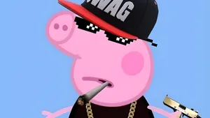 Gangster Peppa Pig Style Wallpaper