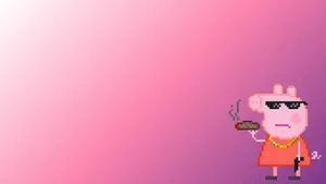 Gangster Peppa Pig Style Wallpaper
