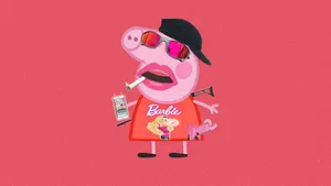 Gangster Peppa Pig Style Wallpaper