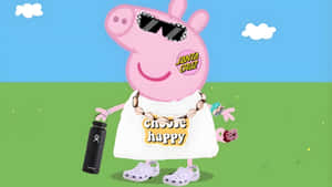 Gangster Peppa Pig Style Wallpaper