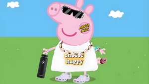 Gangster Peppa Pig Style Wallpaper