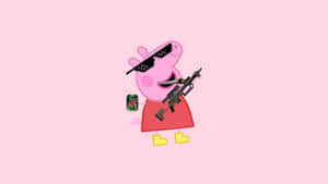 Gangster Peppa Pig Style Wallpaper