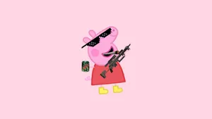 Gangster Peppa Pig Style Wallpaper