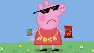 Gangster Peppa Pig Style Wallpaper