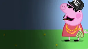 Gangster Peppa Pig Style Wallpaper