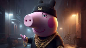 Gangster Peppa Pig Style Wallpaper