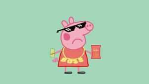 Gangster Peppa Pig Style Wallpaper