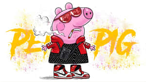Gangster Peppa Pig Style Wallpaper