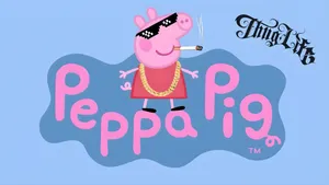 Gangster Peppa Pig Style Wallpaper