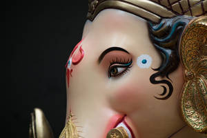 Ganpati Hd Black Background Wallpaper