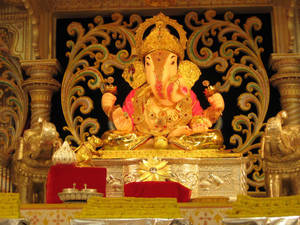 Ganpati Hd Shrine Wallpaper