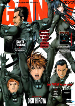 Gantz Manga Cover Art Wallpaper