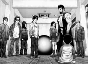 Gantz Team Gatheredin Room Wallpaper