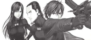 Gantz_ Team_ Prepared_for_ Action Wallpaper