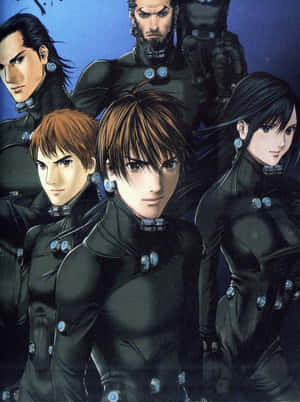 Gantz Teamin Black Suits Wallpaper