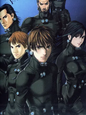 Gantz Teamin Black Suits Wallpaper