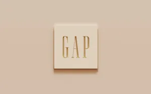 Gap's Pastel Pink Logo Aesthetic Wallpaper