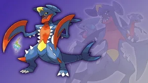 Garchomp In Different Stage Wallpaper