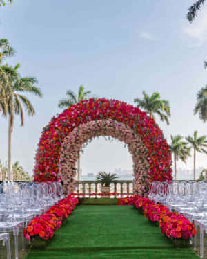 Garden Wedding Bliss Wallpaper
