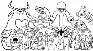 Gardenof Banban Character Lineup Wallpaper