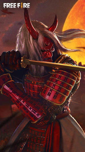 Garena Free Fire Devilish Samurai Wallpaper