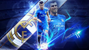 Gareth Bale In Blue Jersey Wallpaper