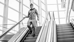 Gareth Bale On Escalator Wallpaper