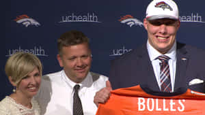 Garett Bolles With His Family In Nfl Draft Wallpaper