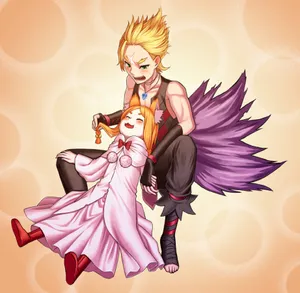 Garfiel Tinsel Smirking With Hands Crossed Wallpaper