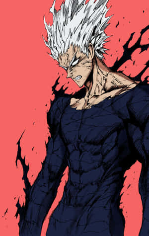 Garou Unleashing His Power In An Epic Battle Wallpaper