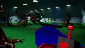 Gartenof Banban Indoor Playground Scene Wallpaper