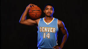 Gary Harris Denver Nuggets Classic Jersey Wallpaper