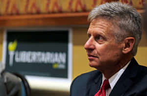 Gary Johnson Looking To The Left Wallpaper