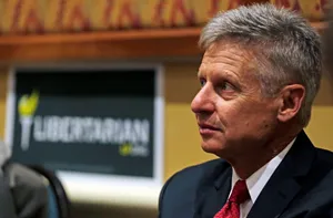 Gary Johnson Looking To The Left Wallpaper