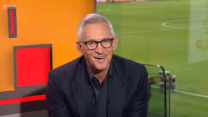 Gary Lineker In A Live Talk Show Wallpaper