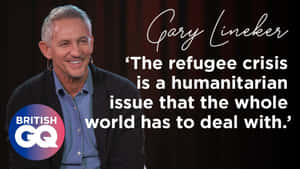 Gary Lineker's Thought-provoking Quote On Refugee Crisis Wallpaper