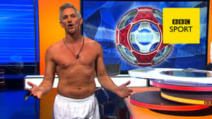 Gary Lineker Shirtless On A Talk Show Wallpaper